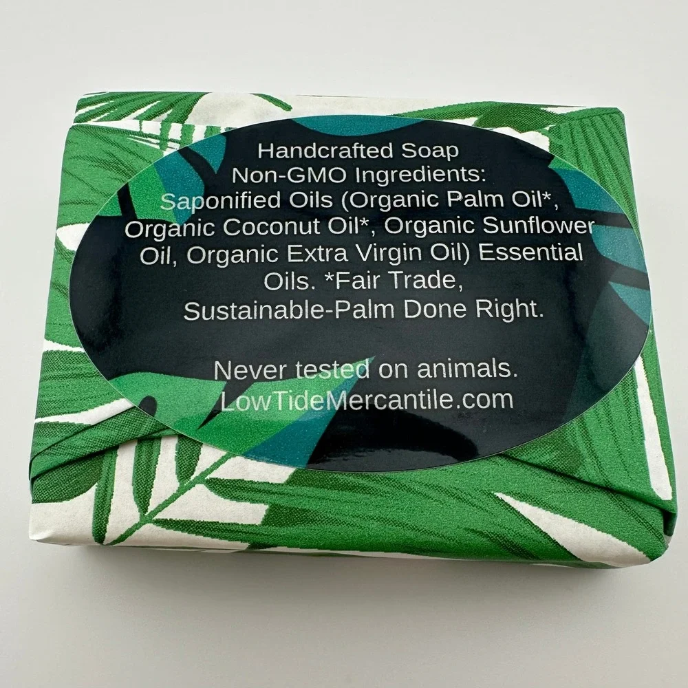 Handcrafted Natural Bar Soap Florida Sunrise Scent Organic‎ Ingredients 4.5oz